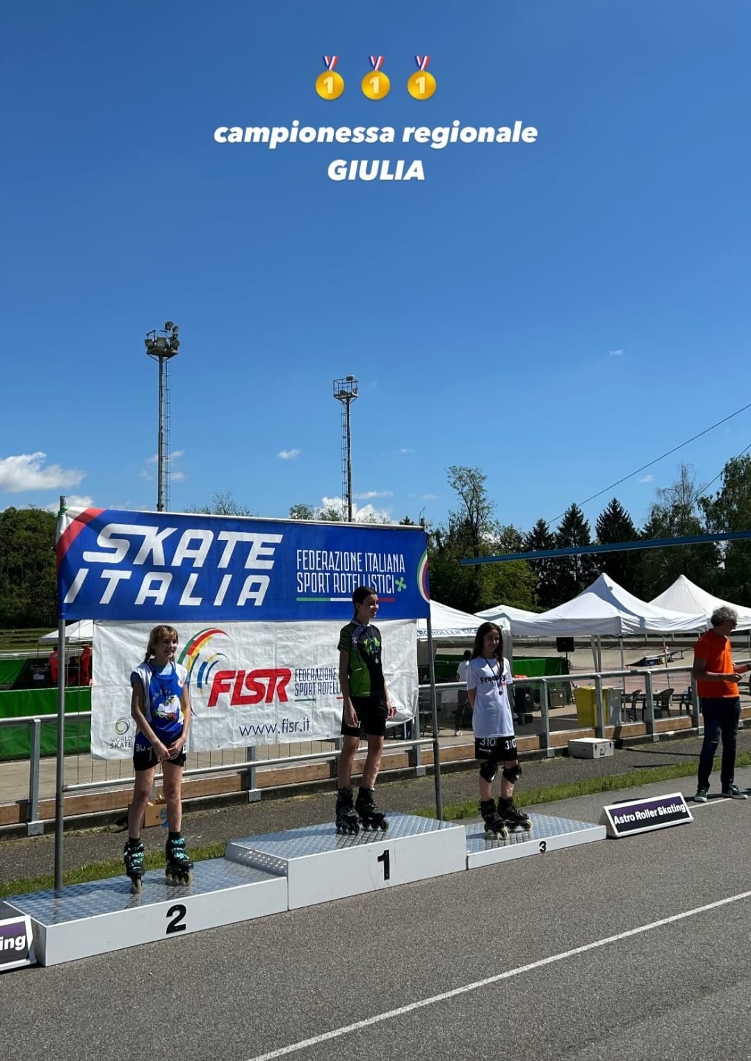 Campionessa regionale spec. roller cross Giulia
